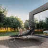 Outtec® Klappbare Gartensessel Sonnenliege mit Sonnendach - Produktbild-Vorschau 2