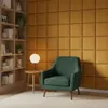Komvortowy | Polsterpaneel | Wandkissen Velours Gelb 30x50 Produktbild-Vorschau 4