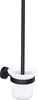 tesa WC-Bürstenhalter Wand Klobürstenhalter schwarz matt Produktbild-Vorschau 1