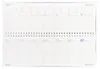 2027 ADINA Tischquerkalender 1W2S pink Kartondeckel 30x10cm Produktbild-Vorschau 2