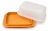 TUPPERWARE boterdoos, "Butter Schatz", wit, oranje. Productafbeelding-voorbeeld 2