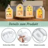 4 stuks 3D siliconen mal voor huizen, geschikt voor het Productafbeelding-voorbeeld 3