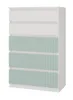 Topeshop M5 FR MINT KPL, Mintfarbe, Weiß, 5 Schublade(n), Produktbild-Vorschau 3