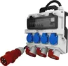 Baustromverteiler 2x16A 32A CEE 4x230V Mobilverteiler mit Produktbild-Vorschau 1