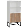 vidaXL Highboard Weiß 60x35x125 cm Holzwerkstoff Produktbild-Vorschau 1