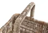 Kobolo Einkaufskorb ETTA mit Henkel aus Rattan in kubu grey Produktbild-Vorschau 4