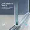 doporro Porte de douche transparent 85cm autolevante Voir les images du produit 5
