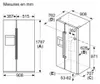Frigorifero in stile americano, 91 cm, 562 l, no-frost Anteprima dell’immagine prodotto 7
