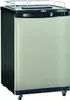 A freestanding mini-refrigerator, likely for beverages, with a silver front door and black sides. Produktbild-Vorschau