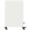 vidaXL Nachttisch Weiß 36x39x59 cm Stahl Produktbild-Vorschau 7
