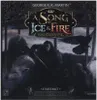 The image shows the box art for a board game, featuring characters and a wolf from the 'A Song of Ice & Fire' universe. Produktbild-Vorschau
