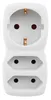 Adapter gniazda 1x styk uziemiający / 2x Euro, McPower, Podgląd zdjęcia produktu 3