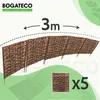 5 x BOGATECO Beeteinfassung aus Weide | 60 cm Lang & 60 cm Produktbild-Vorschau 2