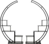 DanDiBo Scaffale per fiori da interno 170 cm di altezza Anteprima dell’immagine prodotto 13