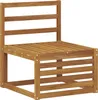 Best Möbel Outdoor Mittelsofa Massivholz Akazie Natur 59 x Produktbild-Vorschau 3