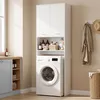 HOMCOM Waschmaschinenschrank, Hochschrank, Toilettenregal Produktbild-Vorschau 9