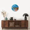 Wanduhr - Rund - Glasuhr - Leuchtturm Meer - 40x40cm - Produktbild-Vorschau 7