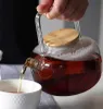 Wilmax Teekanne 1000 ml mit Federfilter Bambusdeckel Produktbild-Vorschau 2