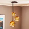 Globo Lighting Hängeleuchte Metall braun, 3x E27 Produktbild-Vorschau 11