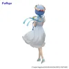 A figurine of Rem from Re:Zero Starting Life in Another World, depicted in a white and light blue dress with a flower crown and holding a bouquet. Produktbild-Vorschau