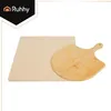 Pizzastein 38x36 cm mit Bambusspatel, Cordierit Produktbild-Vorschau 8