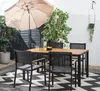 home24 Gartentisch - Akazie massiv / Aluminium Produktbild-Vorschau 3