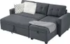 Sofa L Form Vitalispa Campina Grau 226 x 163 cm mit Produktbild-Vorschau 8