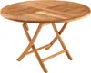 Massiver Gartentisch EMPIRE TEAK Ø120cm natur Teakholz Produktbild-Vorschau 9
