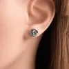 Ohrstecker 925 Sterling Silber mit Erde Weltkugel Produktbild-Vorschau 2