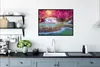 MuchoWow® Gerahmtes Poster Wasserfall - Regenbogen - Bäume Produktbild-Vorschau 3