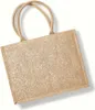 Westford Mill W437 | Shimmer Jute Shopper 42 x 33 x 19 cm - Anteprima dell’immagine prodotto 2