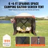 SucceBuy Pop-Up-Pavillon-Zelt, 4-seitiger Sonnenschutz mit Produktbild-Vorschau 6