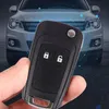 2x Auto Ersatz Klappschlüssel Gehäuse für Opel Astra J Produktbild-Vorschau 3