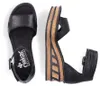Rieker Damen Sandalen geschlossene Ferse Keilabsatz 68194, Produktbild-Vorschau 29