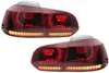 Rückleuchten FullLED für VW Golf 6 08-13 R20Look Rot/Rauch Produktbild-Vorschau 1