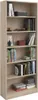 Bibliothèque Hobby 198 cm - 5 étagères - Chêne Voir les images du produit 3