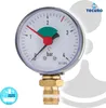 tecuro Heizungsmanometer 0-4 bar, Ø 63 mm - 3/8 Zoll Produktbild-Vorschau 1
