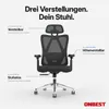 ONBEST Bürostuhl Premium Monaco | Ergonomisch | 150 kg Produktbild-Vorschau 3