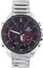 A close-up, front-facing studio shot of a Casio Edifice watch. Náhled obrázku produktu