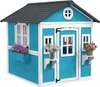 Outsunny Kinderspielhaus aus Holz Spielhaus Outdoor mit Produktbild-Vorschau 1
