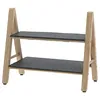 Etagere Schiefer Holz 2 Etagen 32x18x28cm Gestell Produktbild-Vorschau 4