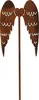 Rost Gartenstecker Engelsflügel 103 cm Edelrost Gartendeko Produktbild-Vorschau 1