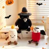 Halloween Plüschtier Set Kaninchen Krähe Geist Fledermaus Produktbild-Vorschau 6