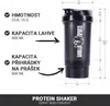 GORILLA SPORTS® Protein Shaker - 500ml, mit Pulverfach und Produktbild-Vorschau 12