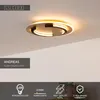 Plafond moderno 39,6 cm LED 30W oro rotondo ANDREAS Lucide Anteprima dell’immagine prodotto 1