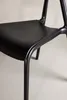 A close-up view of a black chair. Podgląd zdjęcia produktu