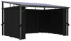 vidaXL Pavillon mit Vorhängen 405x294x244 cm Anthrazit Produktbild-Vorschau 5