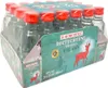 A display box of small bottles of St. Hubertus Pfefferminz liqueur. Produktbild-Vorschau