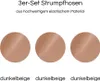 3er Pack Strumpfhosen in Dunkelbeige - Vielseitig, Bequem Produktbild-Vorschau 2