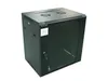 RACK 19" nástěnný ZETA 12U 600x450 RAL9004, dveře sklo k Náhled obrázku produktu 1